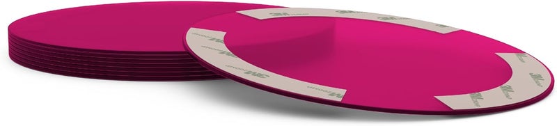SPECTROM Illumination Lenses for 5" Pot Lights & Recessed Lighting | Instant Colour Change, Tool-Free Setup, Reusable & Eco-Friendly, Any Event, Easy Peel & Press Application (Pink (8pcs)) - Image 3